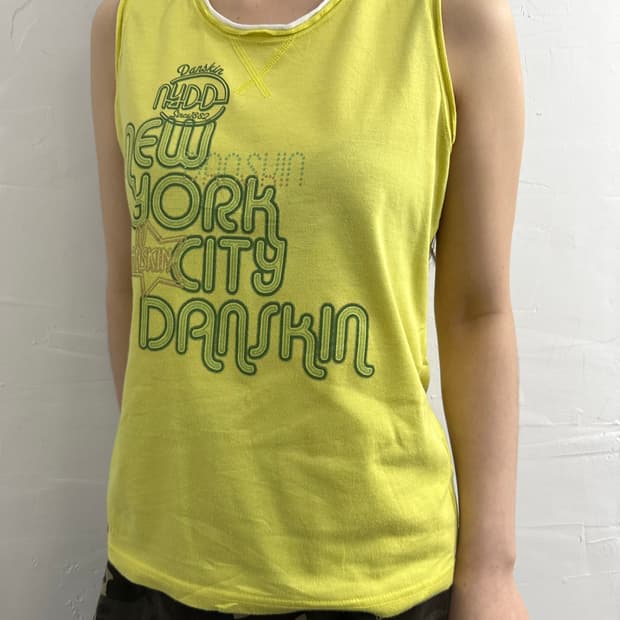 danskin printing sleeveless