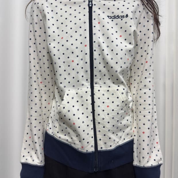 adidas dot&rose hood zipup