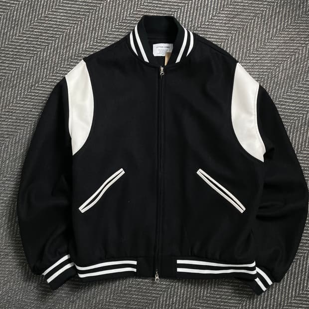 레테르코모 빅 어워드 스타디움 울 바시티 자켓o 5005