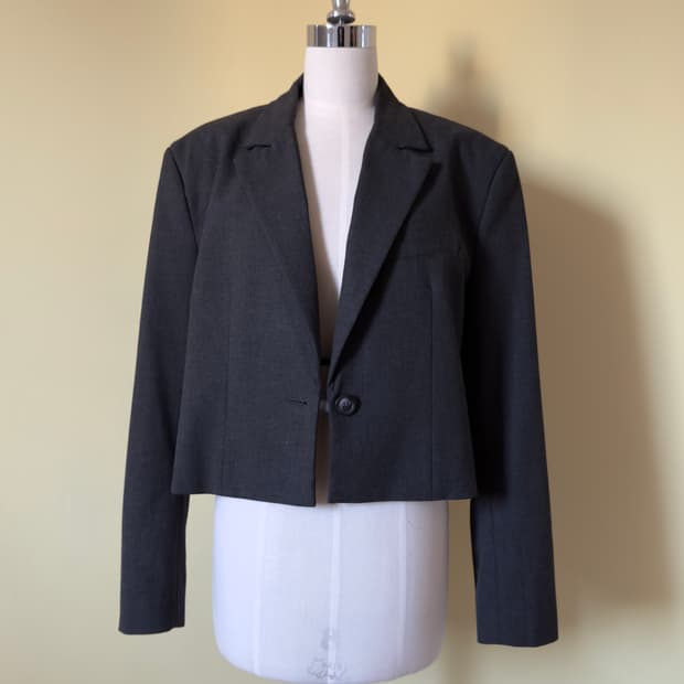 자라 크롭 자켓