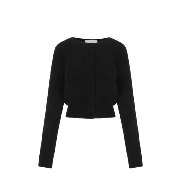 아모멘토 라운드 넥 쉬어 가디건 2사이즈