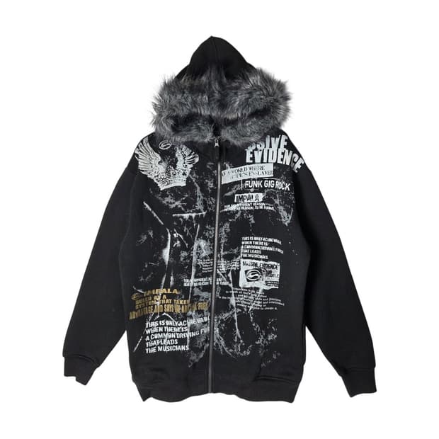 [IMPALA] 재팬 임팔라 펑크 그래픽 울프죠 후드집업