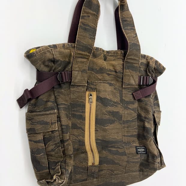 PORTER 포터 카모 토트백