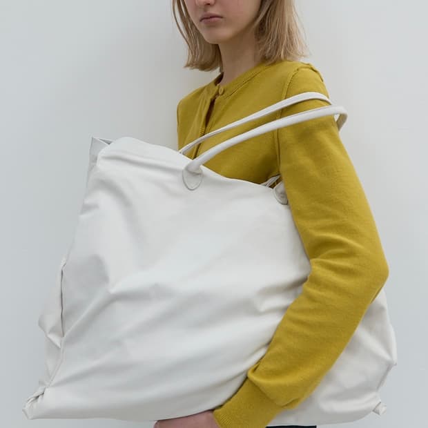 (구매) CLASSIC FABRIC BIG BAG IN DOVE