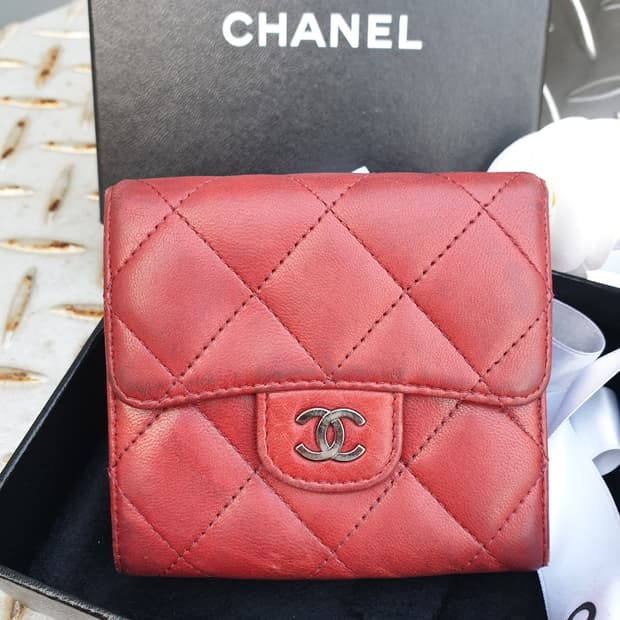 샤넬 2단 반지갑