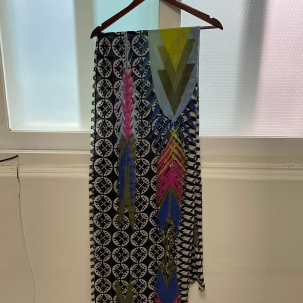 Yarnz 보헤미안 에스닉 캐시미어 스카프