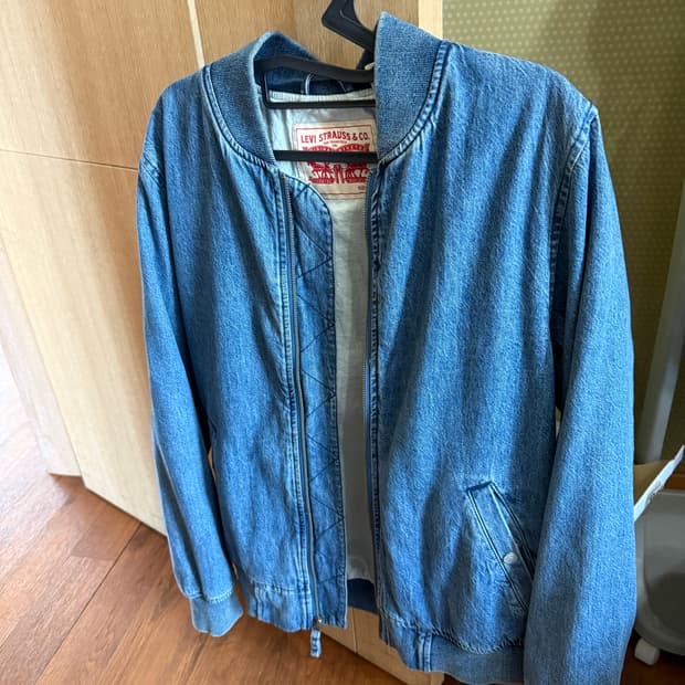 리바이스 데님 블루종 s