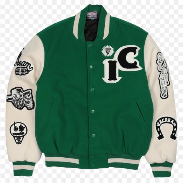 아이스크림 바시티 자켓