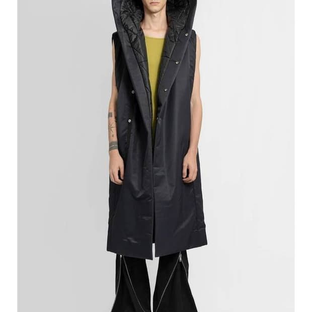 릭오웬스 LUXOR 런웨이 후디드 라이너 48사이즈