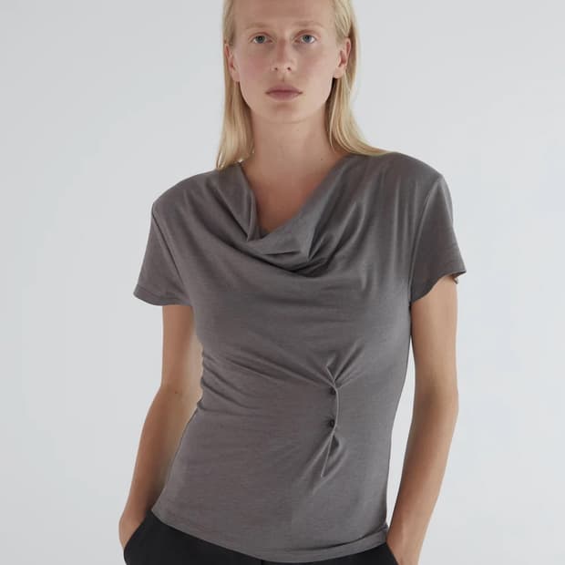 [S,M]팔로마울 Hazzard 슬리브리스 탑/그레이