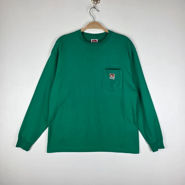 BEN DAVIS  포켓 롱슬리브 티셔츠