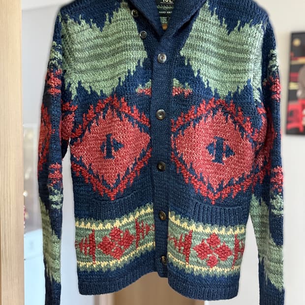 (M)RRL 숄카라 핸드니트 나바호