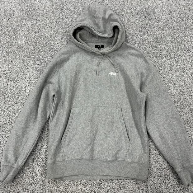 스투시 오버다이드 스탁로고 후드