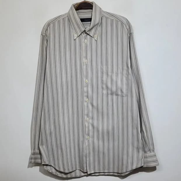 (XL) 제냐 셔츠 스트라이프 남방 포켓 이태리판 