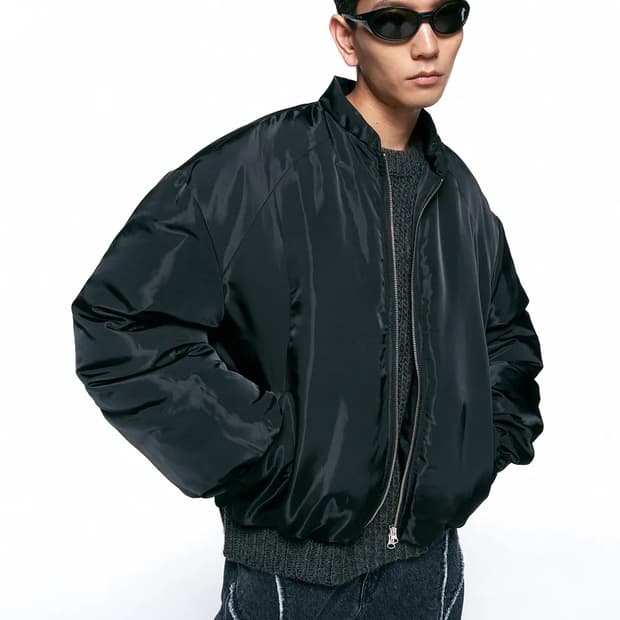 인사일런스 벌룬 구스다운 자켓 BLCK