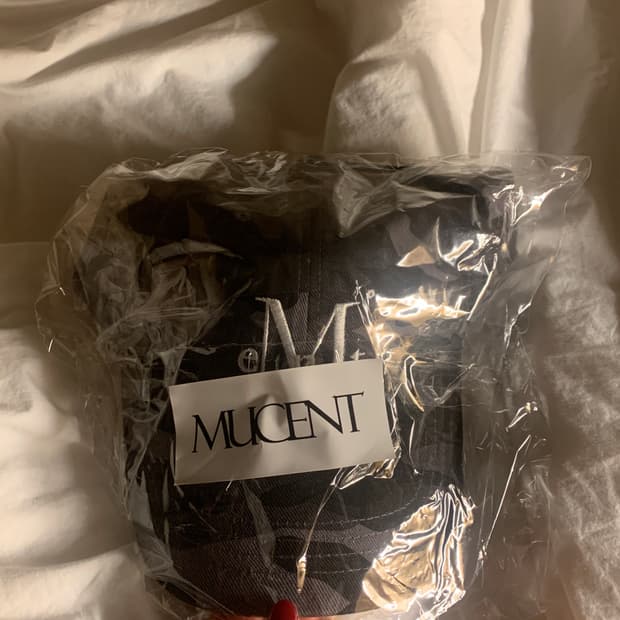 새제품) 무센트 시그니처 카모 볼캡 그레이