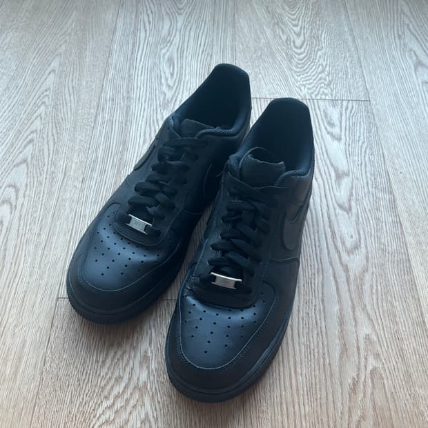 나이키 에어포스 블랙 290