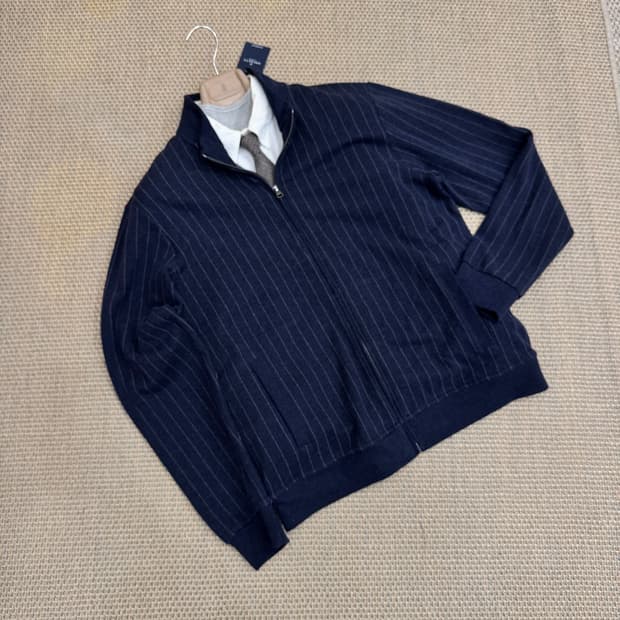 Hackett London 최고급 핀스트라이프 트랙 수트 자켓 