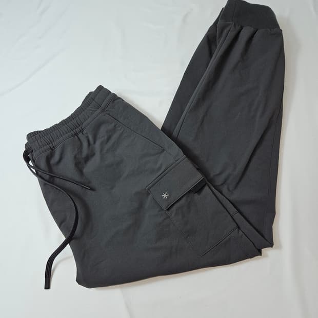 스노우피크 어패럴 카고 조거팬츠 스웻플리스 바지 남성 XL