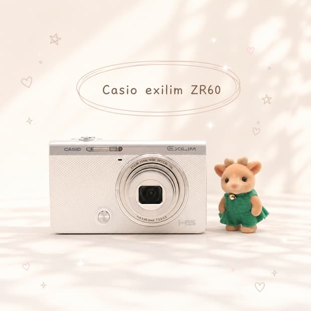 ✨️ 카시오 EXILIM EX-ZR60 화이트🤍 감성 셀카 끝판왕