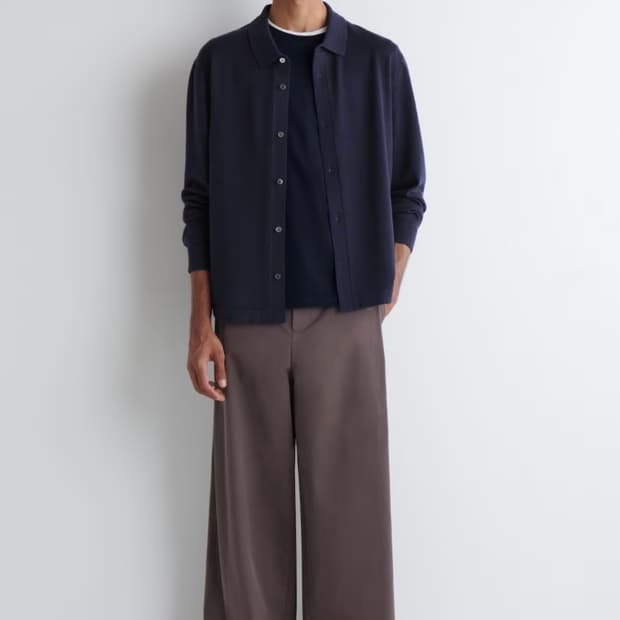 코스 니티드 메리노 울 셔츠 (XL) 