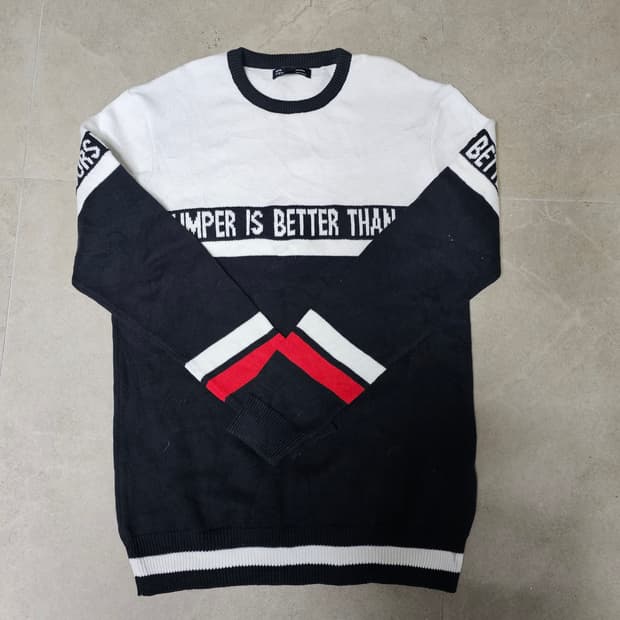 Bershka 배색 니트 L