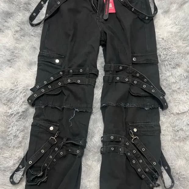 펑크 스트리트 스타일 카고팬츠