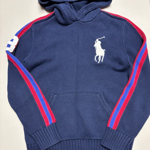 폴로 랄프로렌 후드 니트 M