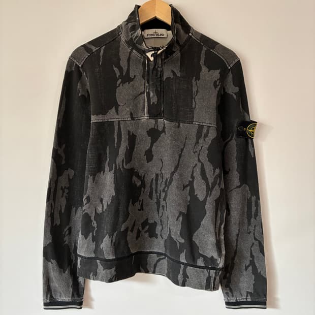 스톤아일랜드 카모 아노락 맨투맨