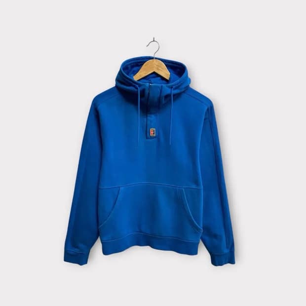 나이키 헤리티지 풀오버 블루 후디 XS