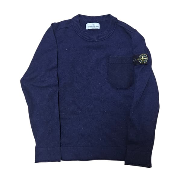 스톤아일랜드 주니어 니트 10A 네이비
