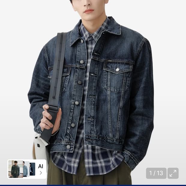 폴로 랄프로렌 데님 트러커 L 사이즈