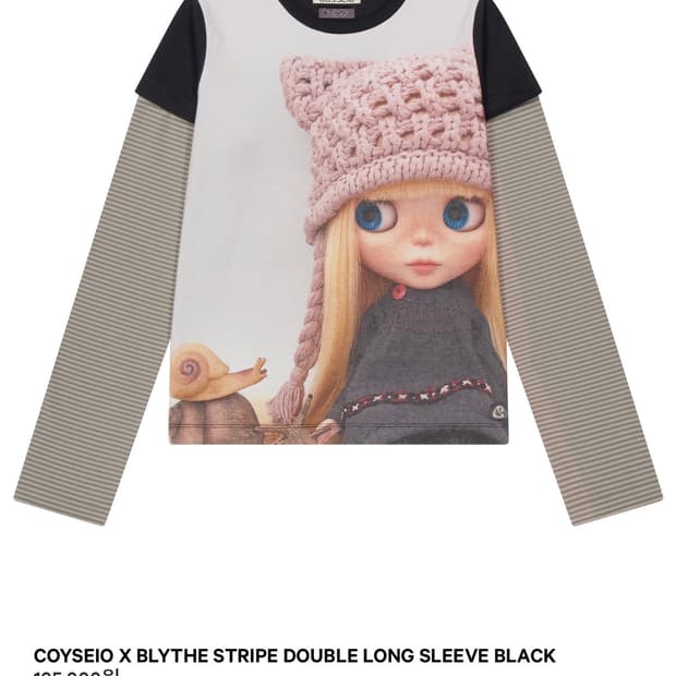 코이세이오 COYSEIO X BLYTHE STRIPE DOUBLE LON