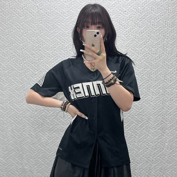 나이키 올드스쿨 스포티 블록코어 져지 반팔티 S C11386