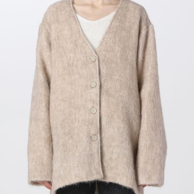아워레가시 미드 라인 모헤어 가디건 34 여성