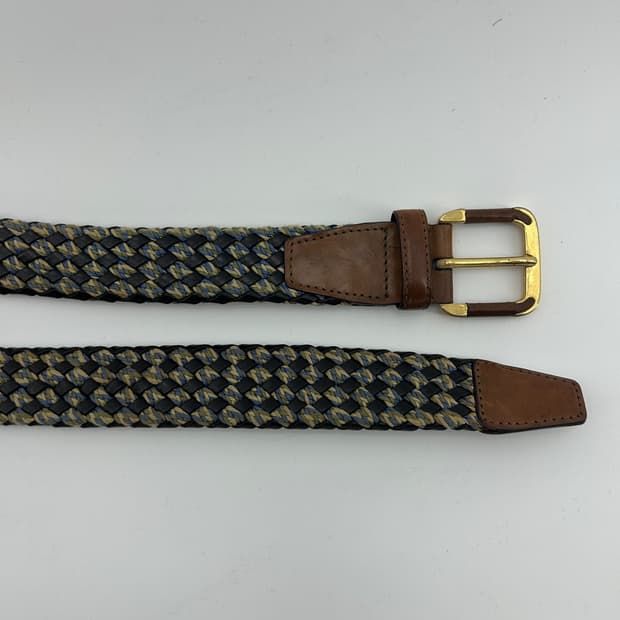 [paloma picasso] 이태리 브레이디드 레더 벨트