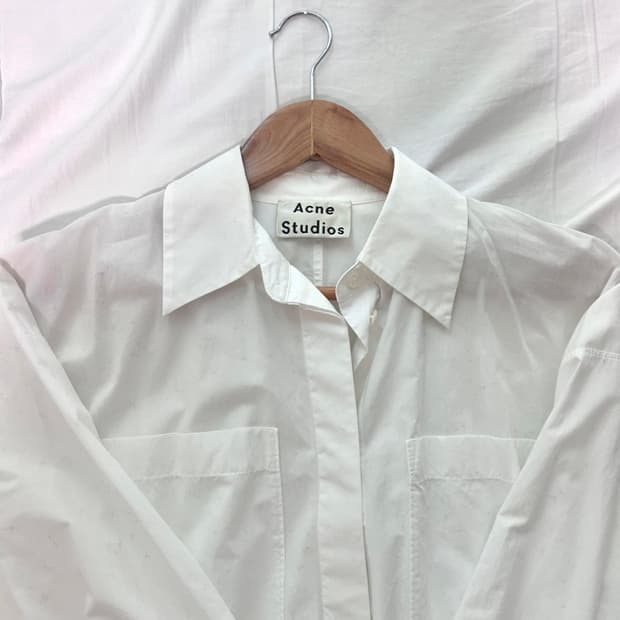 Acne studios jacui pop shirt dress | 후루츠패밀리