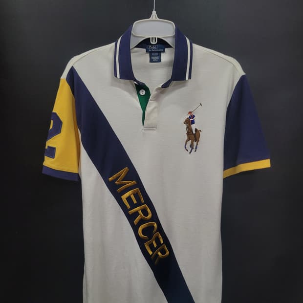 Ralph Lauren 랄프로렌 빈티지 빅포니 자수로고 럭비 셔츠