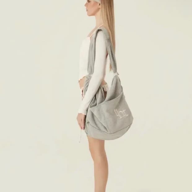 오늘만)쓰리타임즈 먼치킨 Munchkin bag 그레이