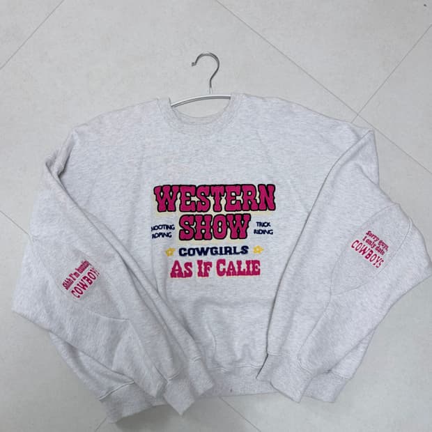 에즈이프 캘리 맨투맨 WESTERN SHOW SWEATSHIRT