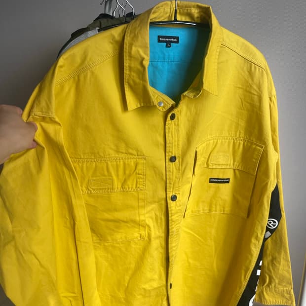 디스이즈네버댓 옐로우 셔츠 L