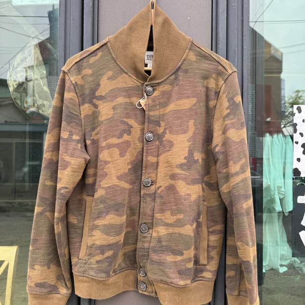 GAP 카모 스웻 가디건