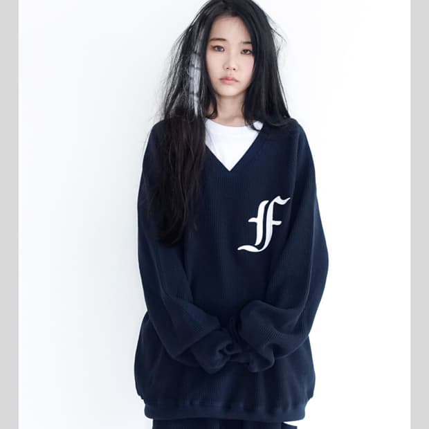 waffle boxy MTM (navy) 