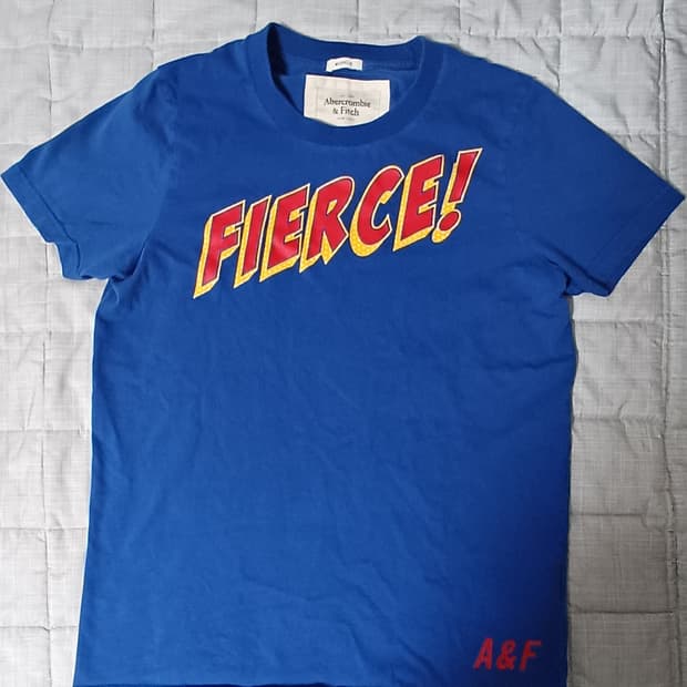 아베크롬비 레트로 티셔츠 Blue