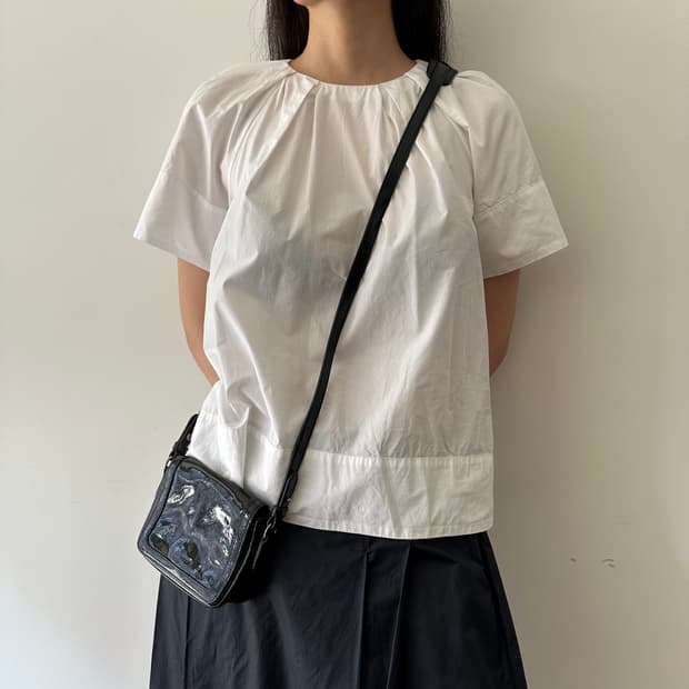 마르니 marni 반팔 블라우스