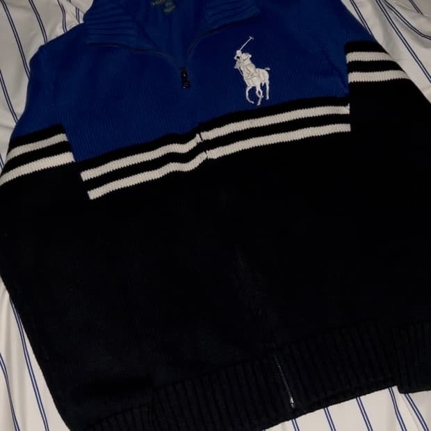 폴로 랄프로렌 빅포니 니트 집업