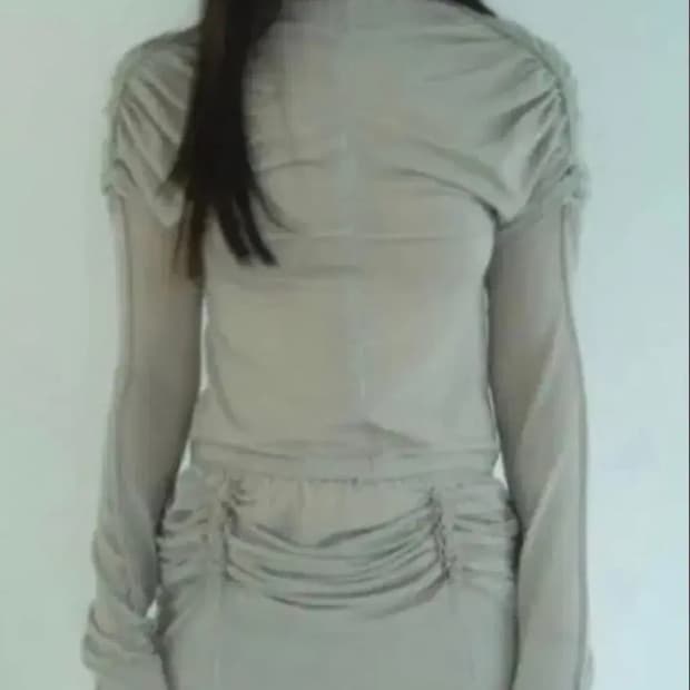 에옹쓰 rubber band top / skirt 