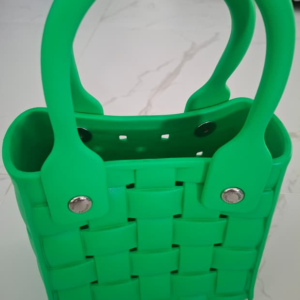 EVA 비치백 소형 젤리 숄더백