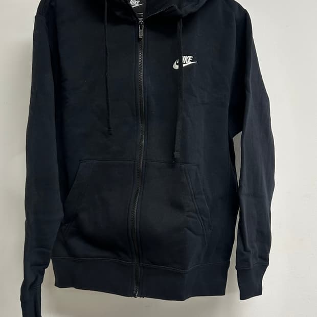 나이키 블랙 후드집업 S