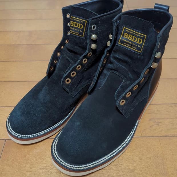 FUCT SSDD x UNMARKED 헤비 부츠 - 블랙